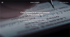 Desktop Screenshot of chrislamberttattoo.com