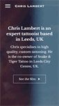 Mobile Screenshot of chrislamberttattoo.com